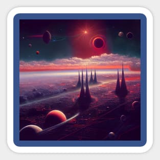 Interplanetary Spaceport Sticker